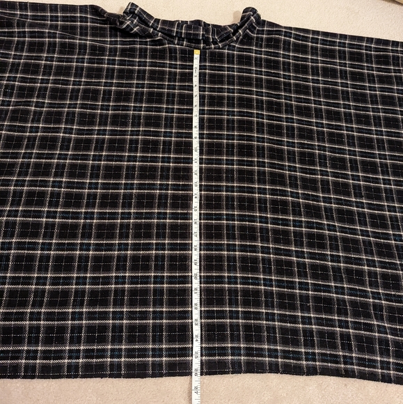 Plaid Mid-weight Poncho for Spring or Fall - Picture 10 of 13